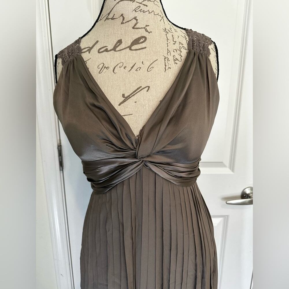 BCBG MaxAzria Grecian Gown Sz 8 Prom Formal Wedding Cosplay Goddess Bridesmaid - Picture 3 of 16